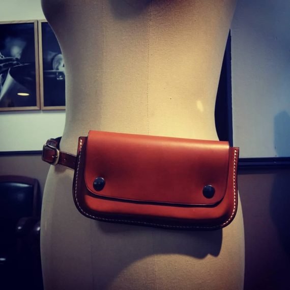 MAISON-GRANDADAM-POCHETTE-CEINTURE-LUCANUS-BRUN